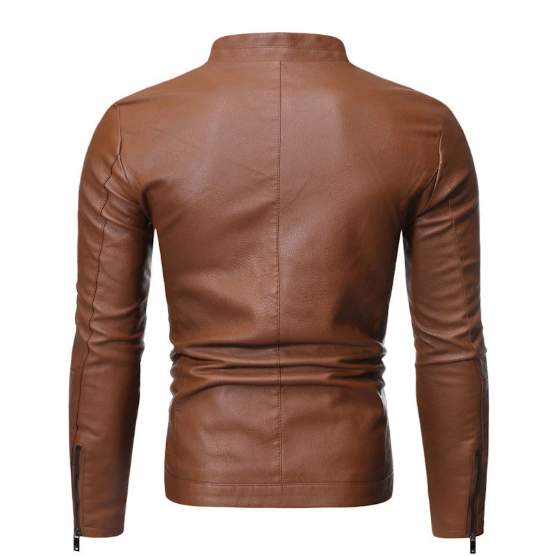 2023 High Quality Water Resistant Cow Leather Jacket For Men  With Customized Printing High Street Leather jackets OEM service