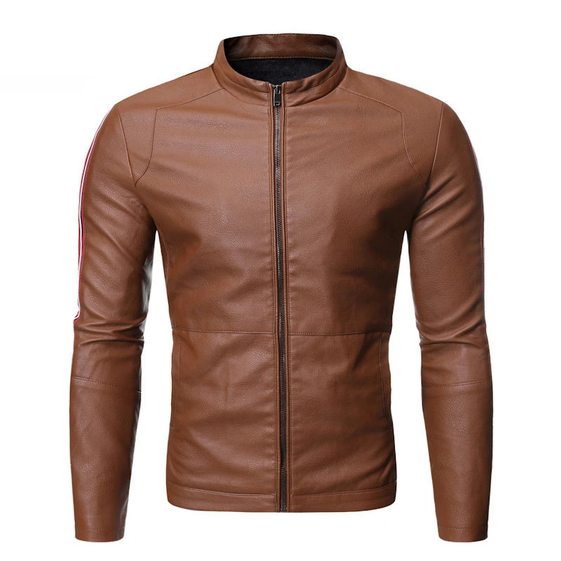 2023 High Quality Water Resistant Cow Leather Jacket For Men  With Customized Printing High Street Leather jackets OEM service