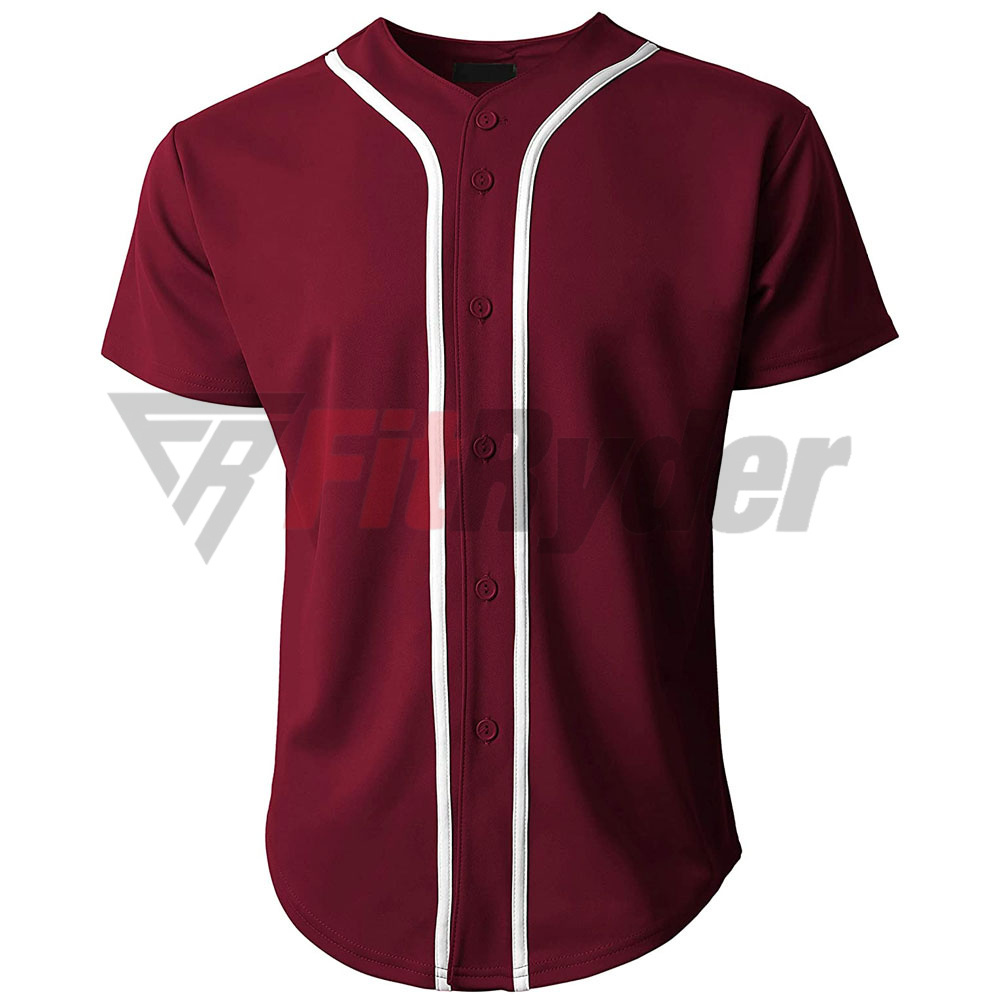 2024 Polyester material embroidery Logo Baseball Jersey Custom Sublimated printing breathable Baseball Jersey shirts OEM