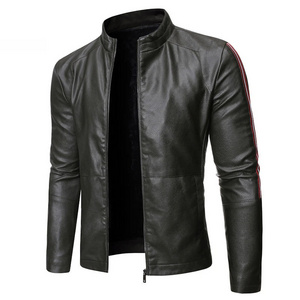 2023 High Quality Water Resistant Cow Leather Jacket For Men  With Customized Printing High Street Leather jackets OEM service