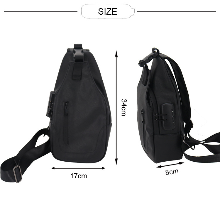 custom smell proof sling shoulder bags men carbon lined odor smell proof smellproof crossbody chest bag with lock