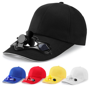 Summer Baseball Gorras Solar Powered Cooling Fan Cap Hat