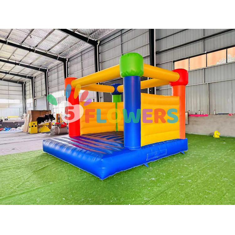 Hot sale PVC bouncy castle inflatables red yellow blue bounce house indoor outdoor craigslist bounce house business for sale