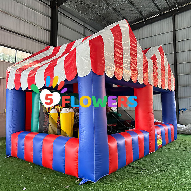 Party rentals inflatable ice cream tent kids commercial inflatable concession tent for sale