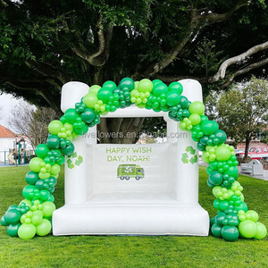 Small white bounce house inflatable bouncy castle for rent