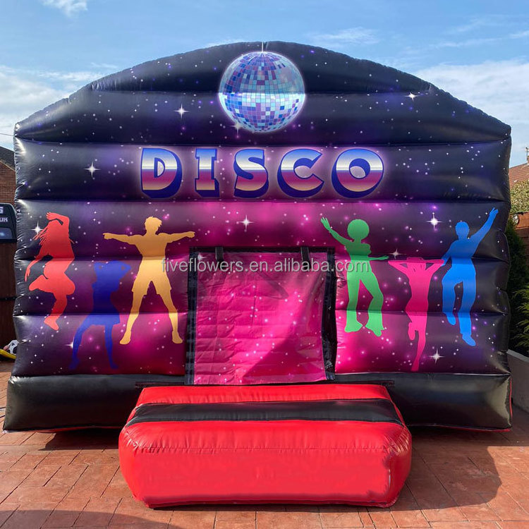 China hot sale disco bouncer commercial grade bounce house inflatable jumping castle for dance party