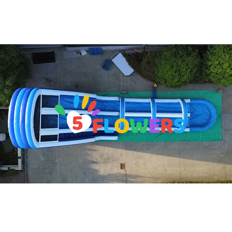 Commercial PVC giant inflatable slide backyard inflatable waterslide palm tree inflatable water slip and slide for summer fun