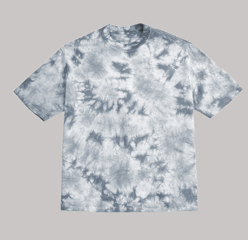 Wholesale Tie Acid Wash T-shirt Tie Shirts Men Bleached T Shirt Premium Tees Casual Summer Oversize Tie Dye Tshirts