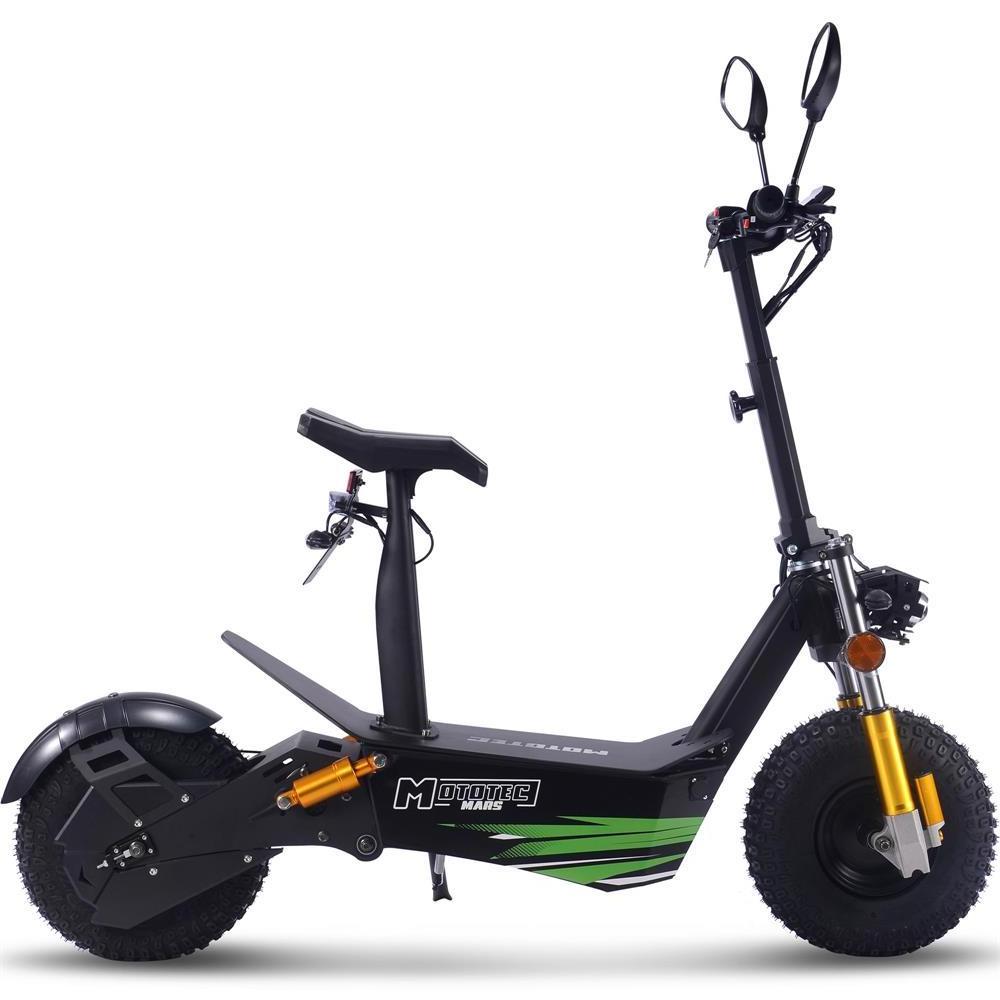 EU Warehouse Powerful Dual Motor 50KM Scooters With Seat Off Road Fat Tire Electrical 3500W Electric Scooter