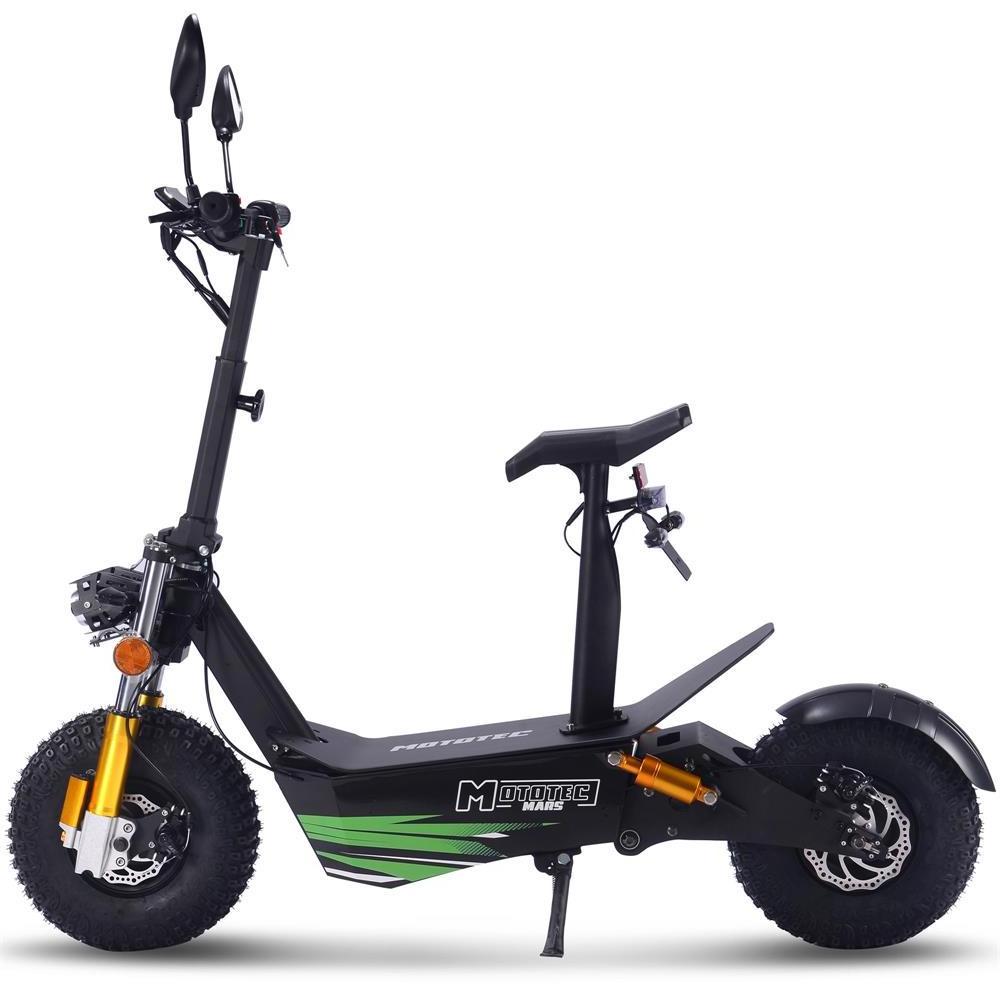 EU Warehouse Powerful Dual Motor 50KM Scooters With Seat Off Road Fat Tire Electrical 3500W Electric Scooter