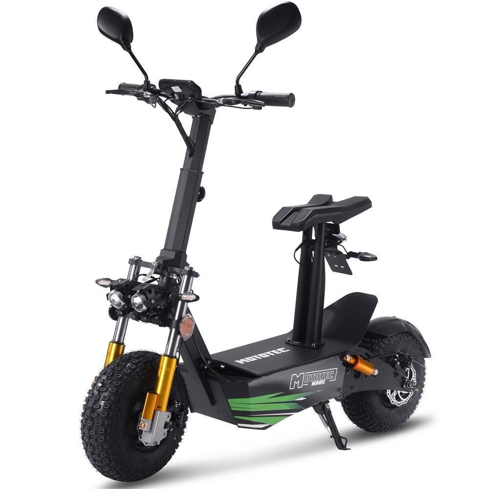 EU Warehouse Powerful Dual Motor 50KM Scooters With Seat Off Road Fat Tire Electrical 3500W Electric Scooter