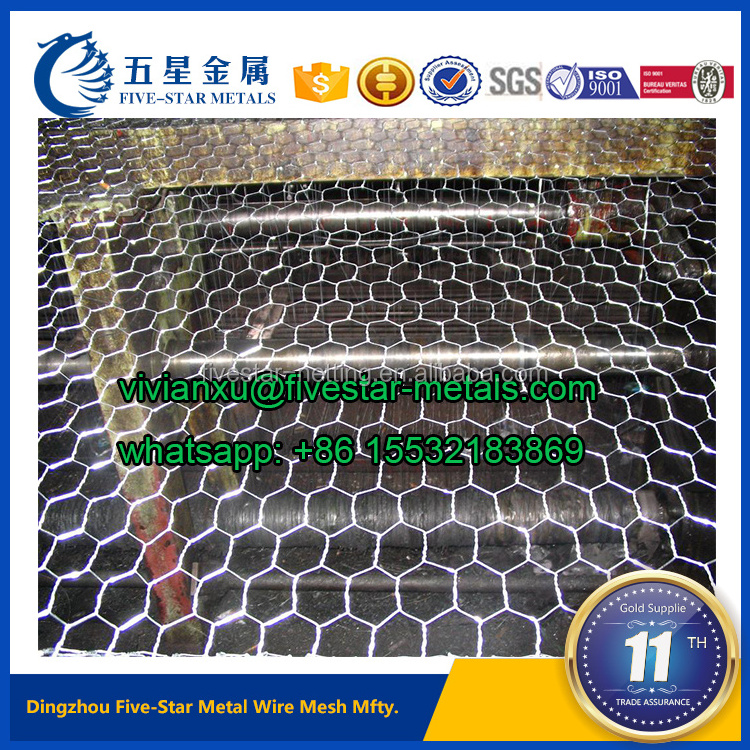 chicken fencing wire netting 3/4 inches hexagonal galvanized steel wire mesh