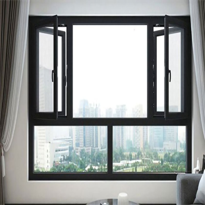 Aluminum Windproof Impact Windows Soundproof Glass Windows Energy Efficient Casement Window