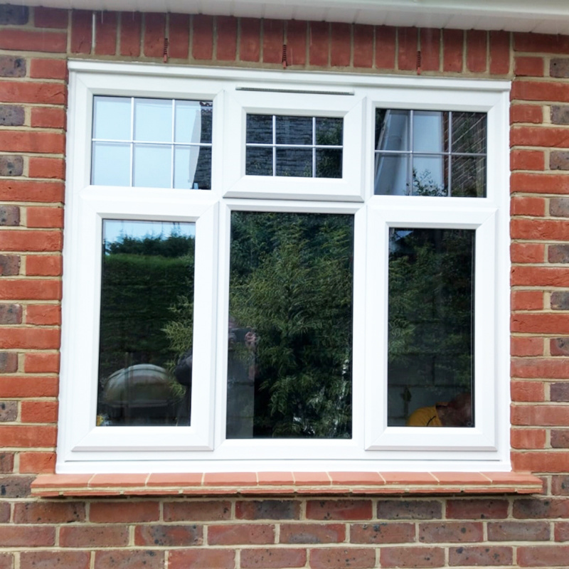 European Design UPVC Windows Double Glazing Swing PVC Casement Window