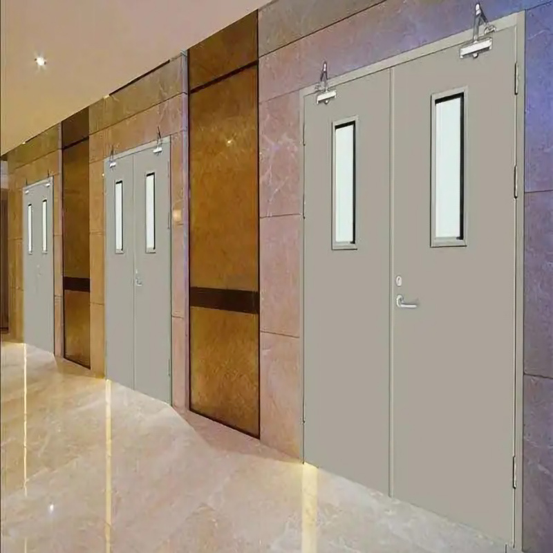 Steel Fireproof Door Fire Resistant Emergency Escape Doors 1 Hour 2 Hours 3 Hours Metal Fireproof Door