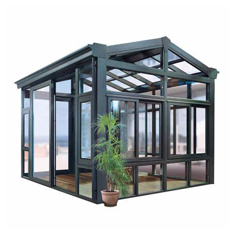 Customized Glass Houses Free Standing Sunroom Glass Panels For Sale