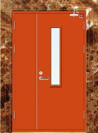 Steel Fireproof Door Fire Resistant Emergency Escape Doors 1 Hour 2 Hours 3 Hours Metal Fireproof Door