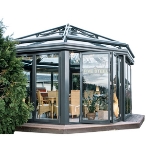 Custom Size Outdoor Patio Gazebo Aluminum Glass House Sunroom