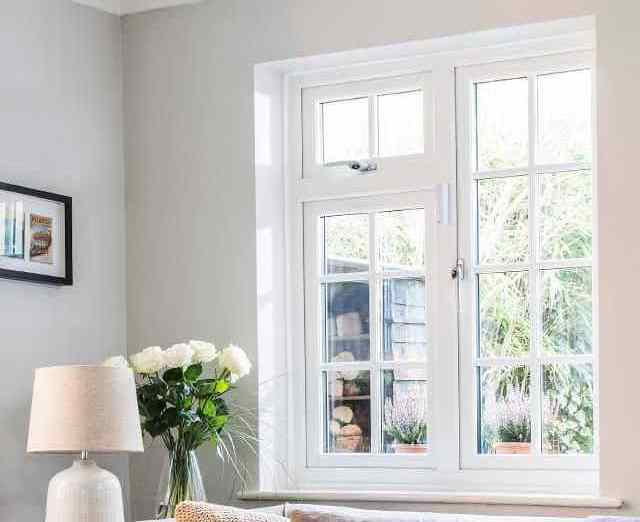 European Design UPVC Windows Double Glazing Swing PVC Casement Window