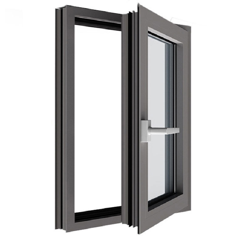 Aluminum Windproof Impact Windows Soundproof Glass Windows Energy Efficient Casement Window