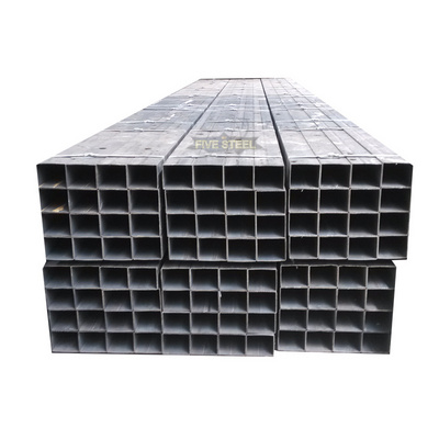 Construction Structure Materials Shs Rhs Black Iron Tube Square And Rectangular Hollow Section Steel Pipe