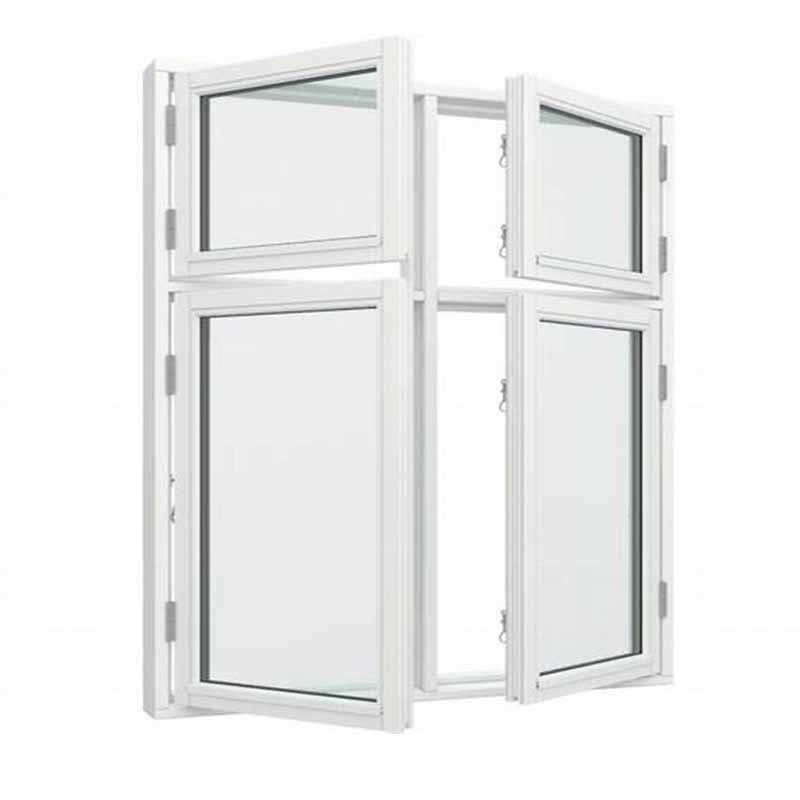 European Design UPVC Windows Double Glazing Swing PVC Casement Window