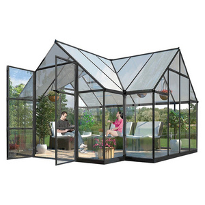 Winter Garden Aluminum Glass House Thermal Insulation Sunrooms Glass Houses Prefabricated