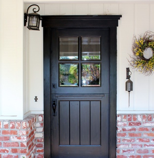 Hot sale dutch wooden door in exterior and interior