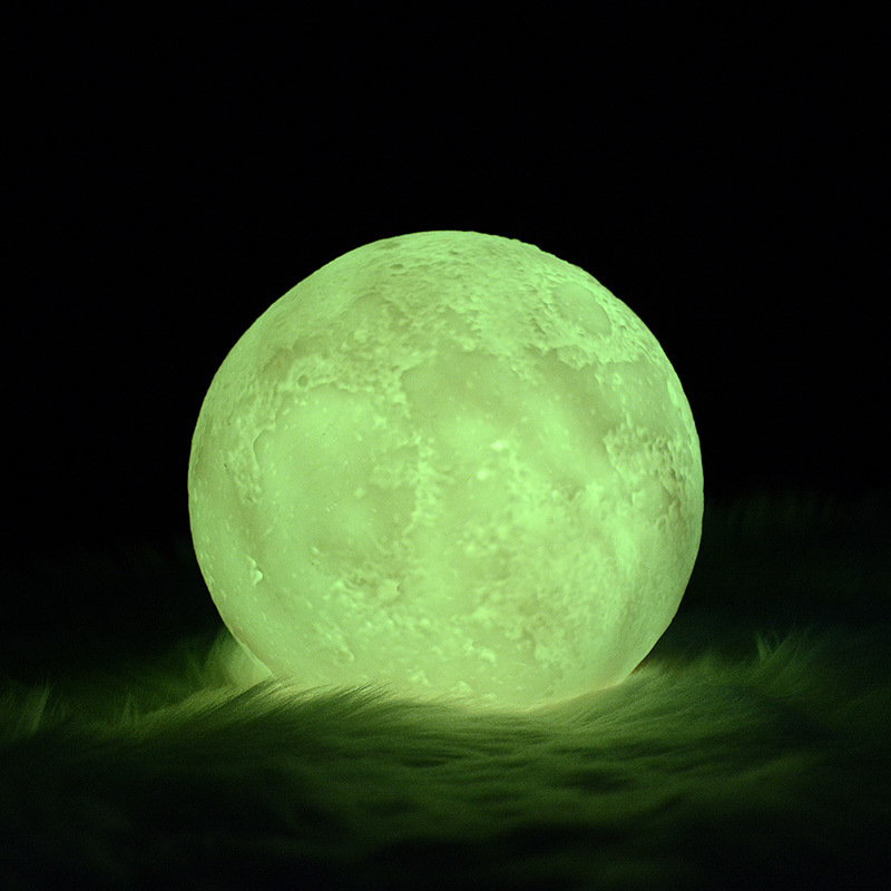 3D moon lamp Rechargeable 7 Colors Tap Control lamp lights 16 Colors Change Remote LED moon light gift