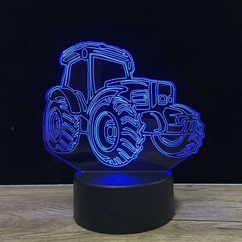 LED colorful 3D Lights Children's nightlight Visual Led Night Lights Illusion Mood Lamp Lamparas 3D