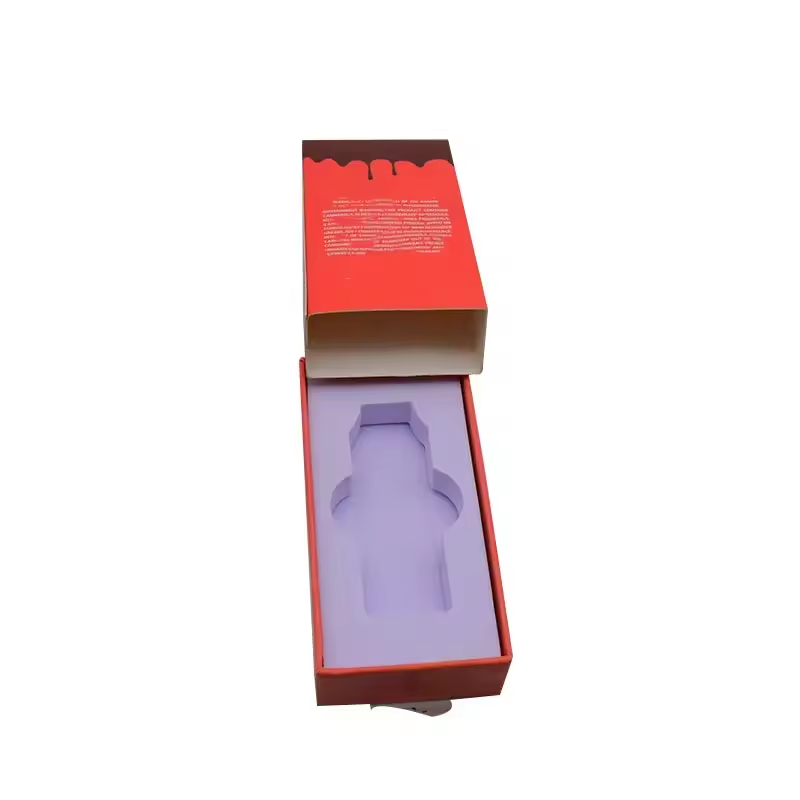 Welcome custom 510 slide out drawer box 1ml atomizer Drawer Packaging with paper sleeve