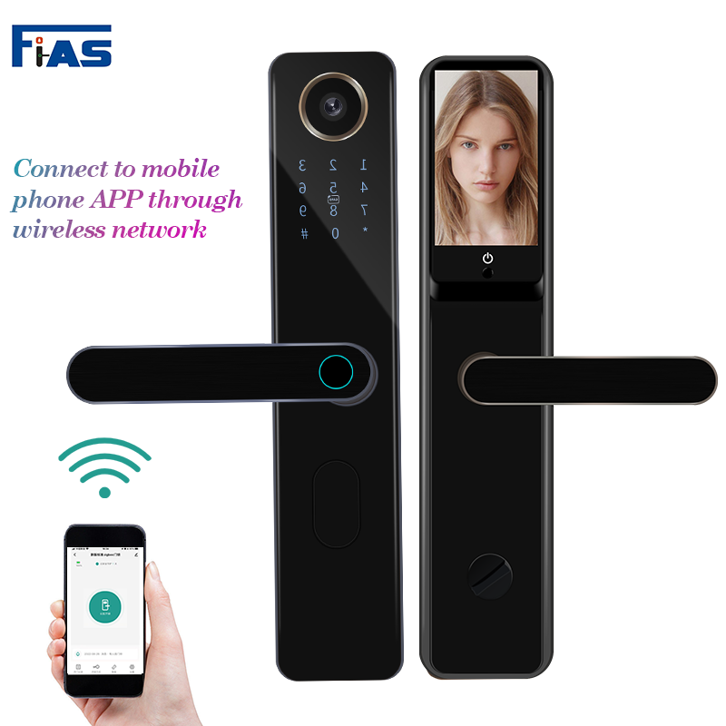 Waterproof Wooden Anti-theft App Remote Control Digital Code Password Electronic Keyless Safety Smart Hotel Fingerprint Lock