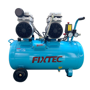 FIXTEC 1500W 2HP Tire Inflator Portable 80L/min 8 bar(115psi) Oil Free Air Compressor Truck