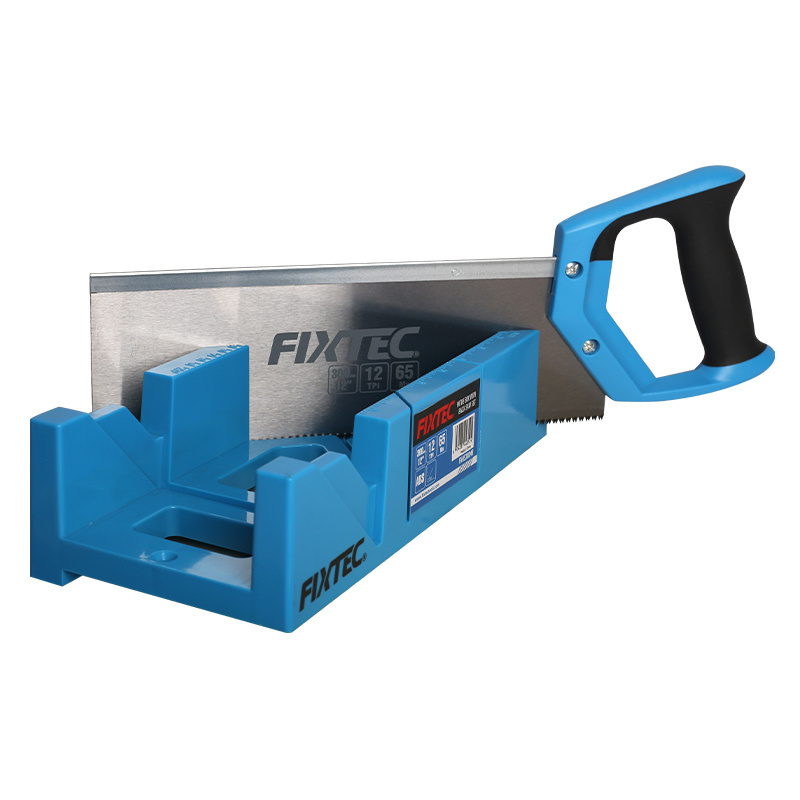 FIXTEC Precision Hand Mitre Box with Back Saw 12