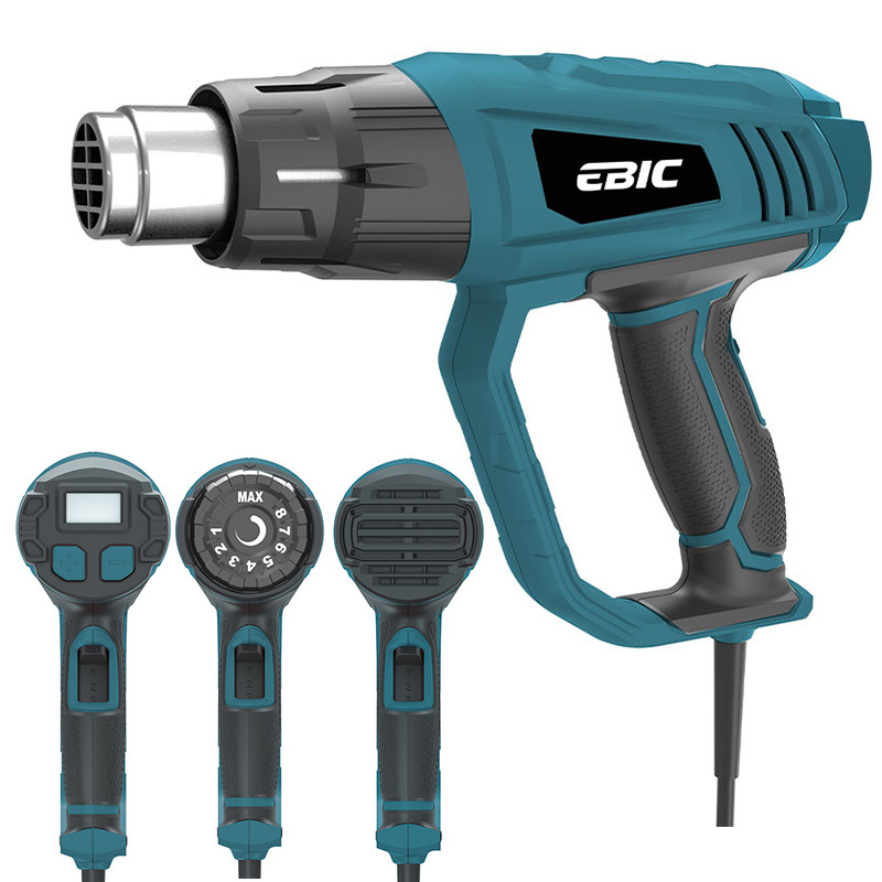 EBIC Industrial 2000W Electric Hot Air 500L/min Heat Gun Soldering Blower with GS/CE Certification