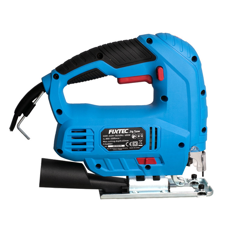 FIXTEC 600W Powered Tools Cutting Saws 800-3000Spm Electric Jig Saw Machine For Wood Metal