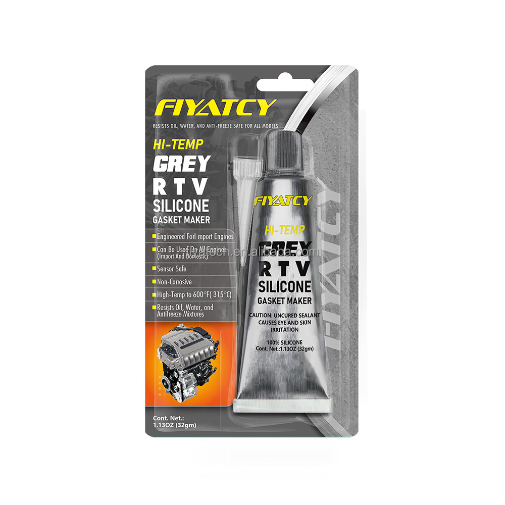 Feiya 3 Oz Ultra Grey Rigid High-torque Rtv Silicone Gasket Maker