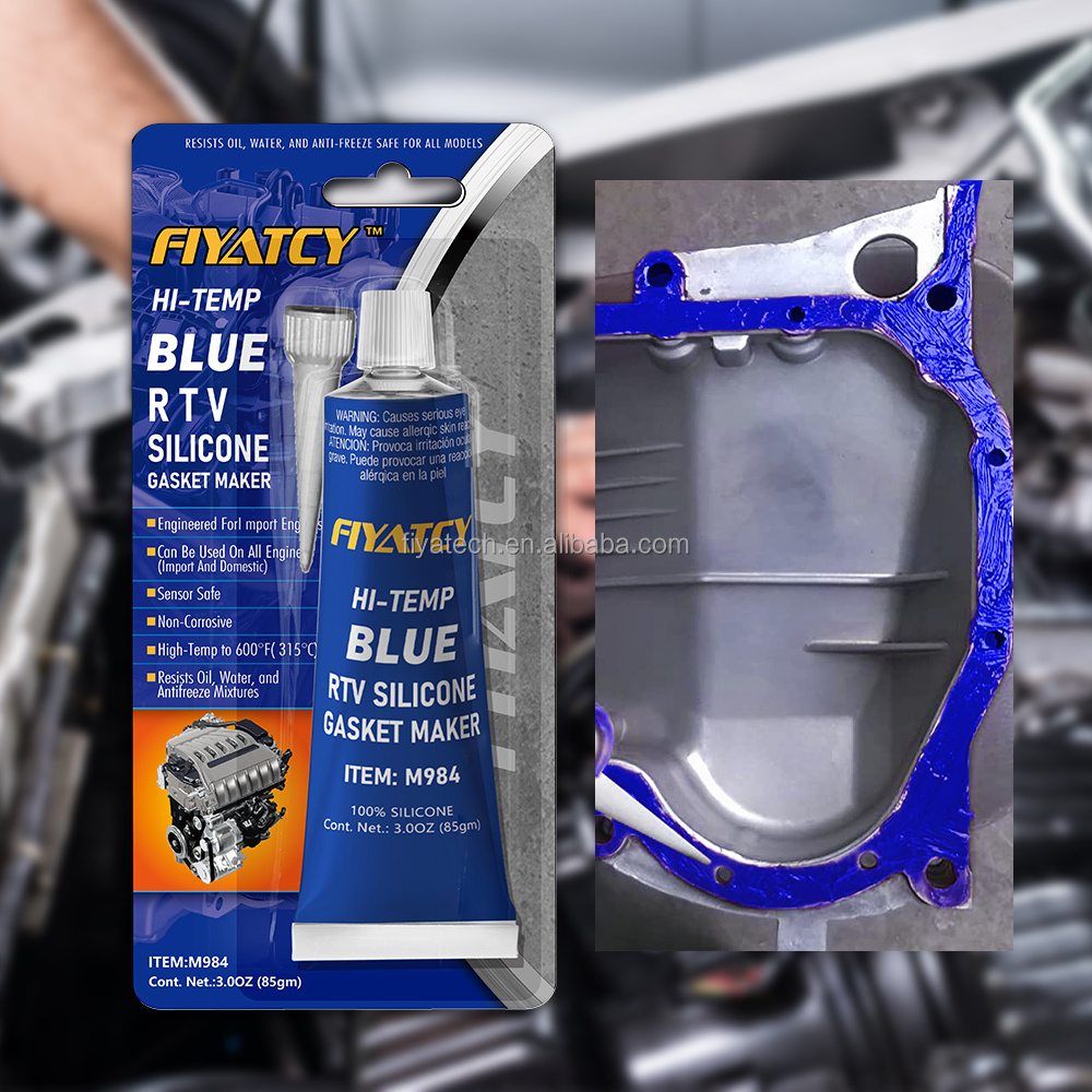 Professional Factory Blue High Temperature No Leak Gasket Maker Silicone Sealant