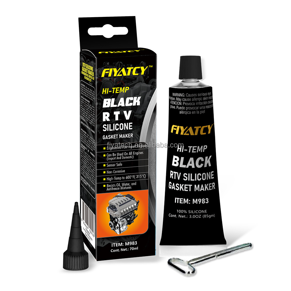 85g grey  black color High-Temp RTV Silicone Gasket Maker