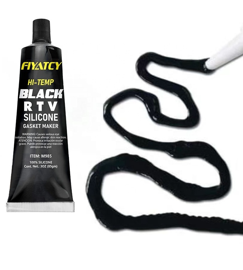 Acetic Neutral multipurpose Black high temperature oil resistance  RTV silicone gasket sealant for automotive engine