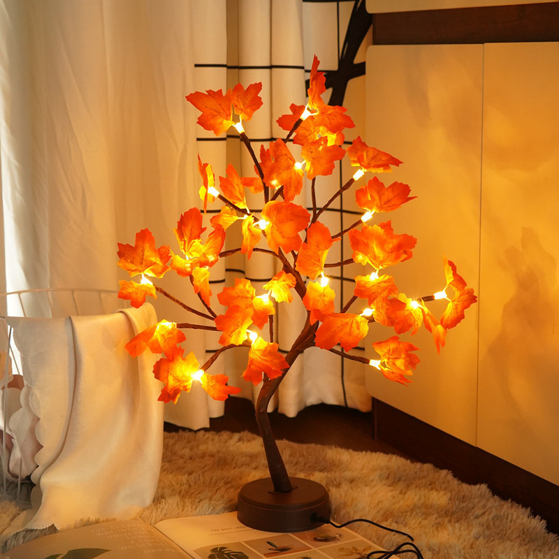 LED Battery/USB Powered Desktop Decorative Lights Holiday Lights Simulation Tree Lights Christmas lamp