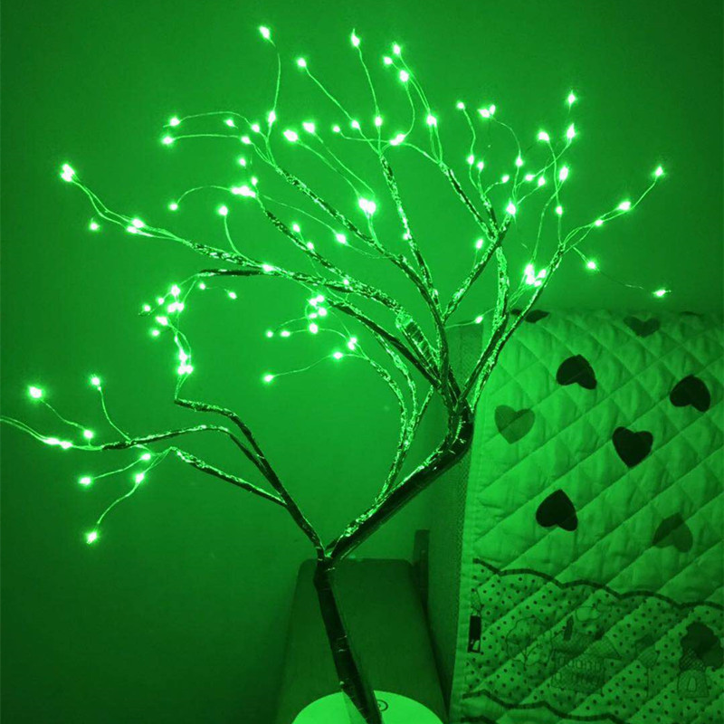 LED Battery/USB Powered Desktop Decorative Lights Holiday Lights Simulation Tree Lights Christmas lamp