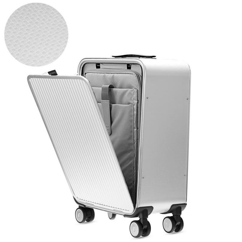 Aluminum Suitcase Luggage Cabin Metal Vintage 28 32 Inch Soft Aluminium Case 5Pcs  Smart 2 In 1 Suit Case Multifonction Suitcase