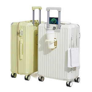 Wholesale Luggage Travel Bags Suitcase Sets Luggage With Cup Holder