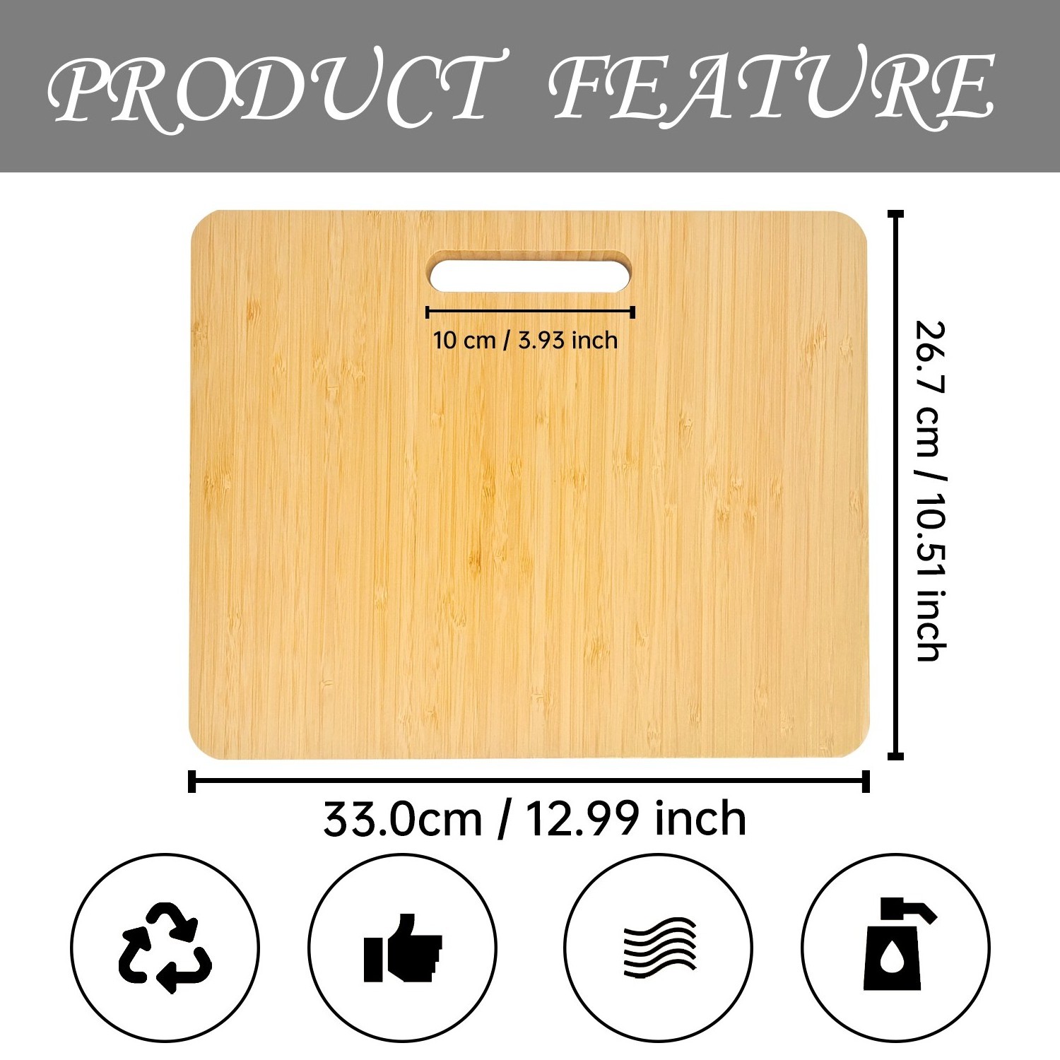 Bamboo Under Sliding Tray for Coffee Maker, Kitchen Appliance Rolling Cutting Board for Countertop Smart Oven