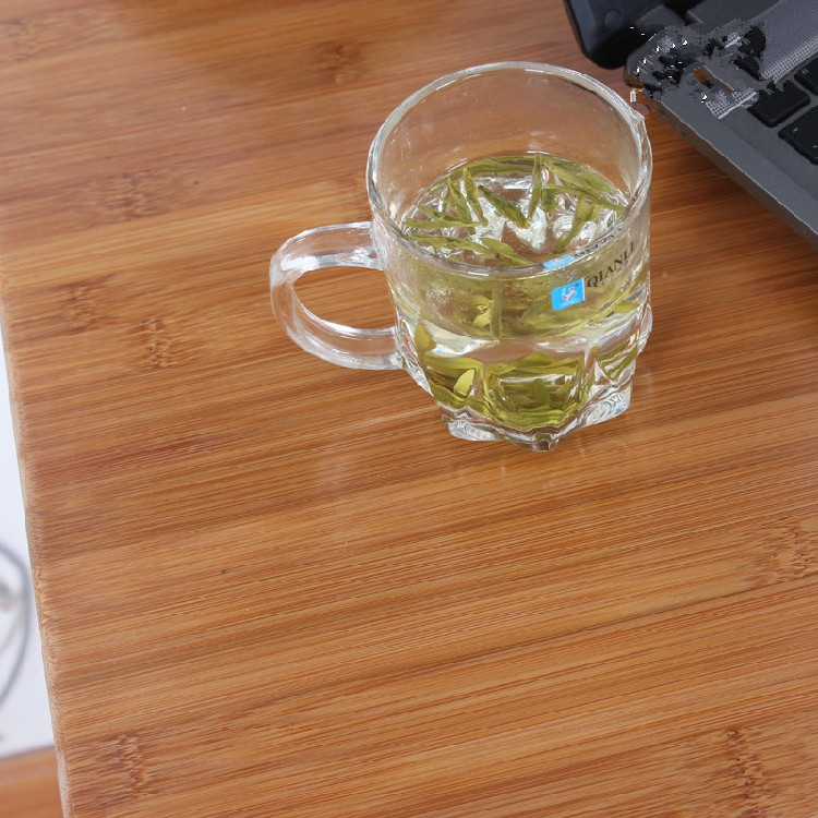 wall -mounted foldable bamboo table for study or computer