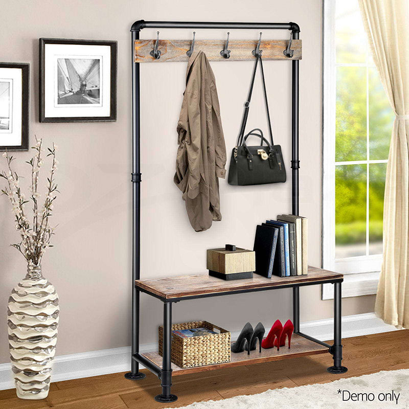 Custom High End Women Coat Clothes Stand Display Racks Shelf For Entry Door