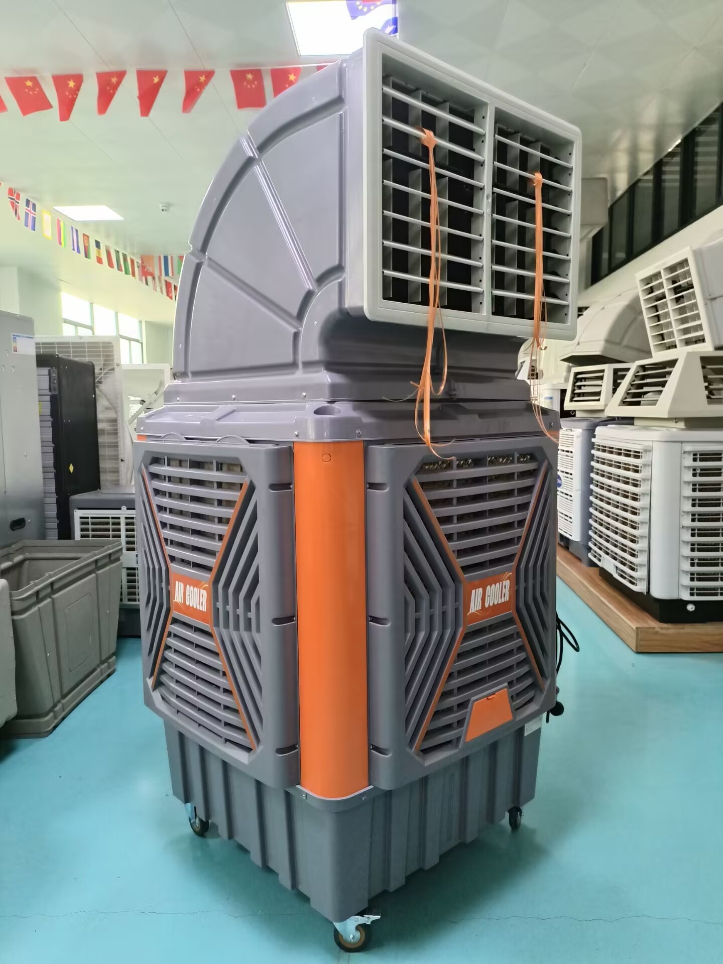 AOYCN High quality vertical evaporative cooler motor water curtain to evaporate air