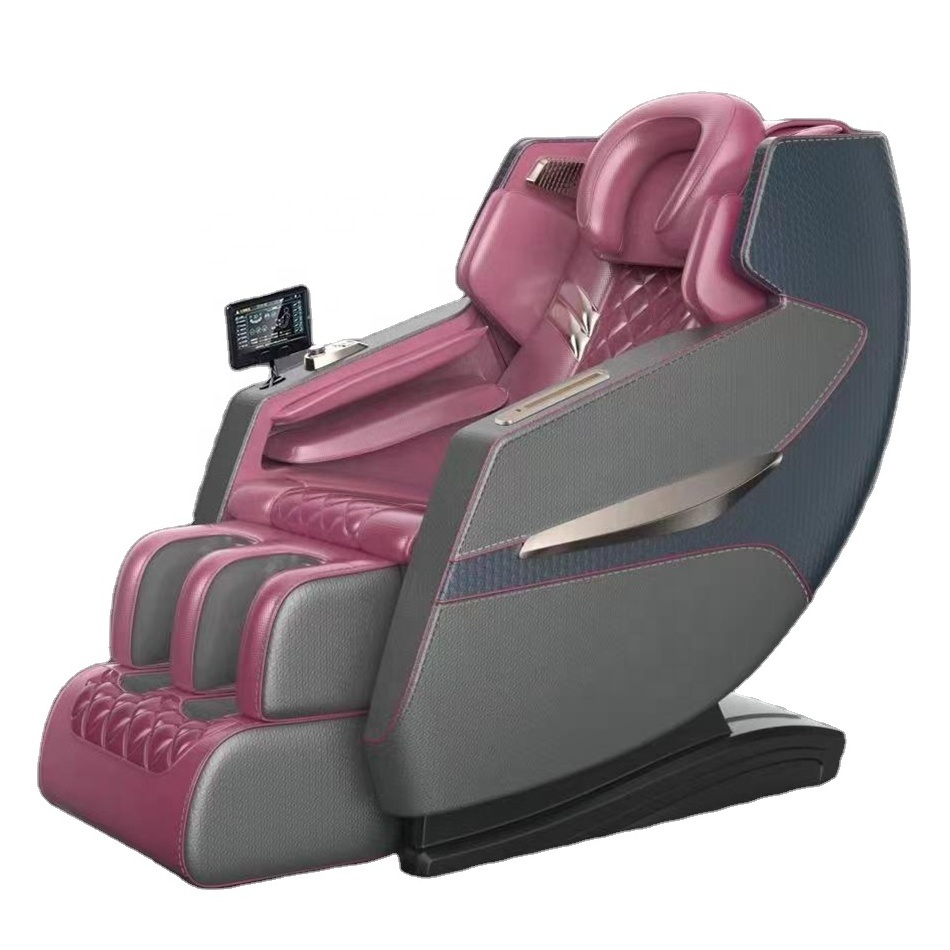 high quality big size massage chair with beautiful outlook suitable for tall and big people with LCD screen