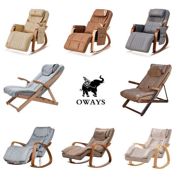 OWAYS OEM ODM Living Room Furniture Luxury Wooden Massage Chair Zero Gravity